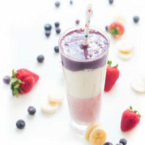 Red White Blueberry Smoothie - ft