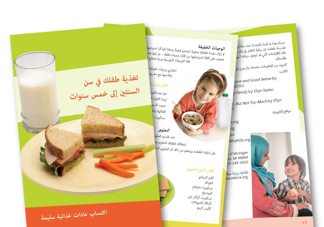 Feeding 2-5 Arabic Handout